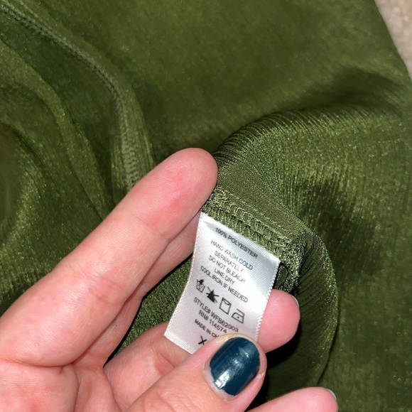 Ro & De Green Silky Skirt - Picture 7 of 9